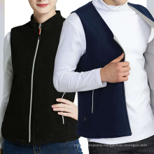 Winter Mens Warming Rechargeable Heated Vest USB Battery Heated Fleece Vest